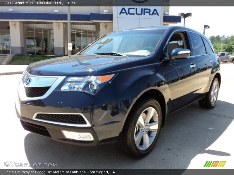 Bali Blue Pearl / Taupe 2011 Acura MDX