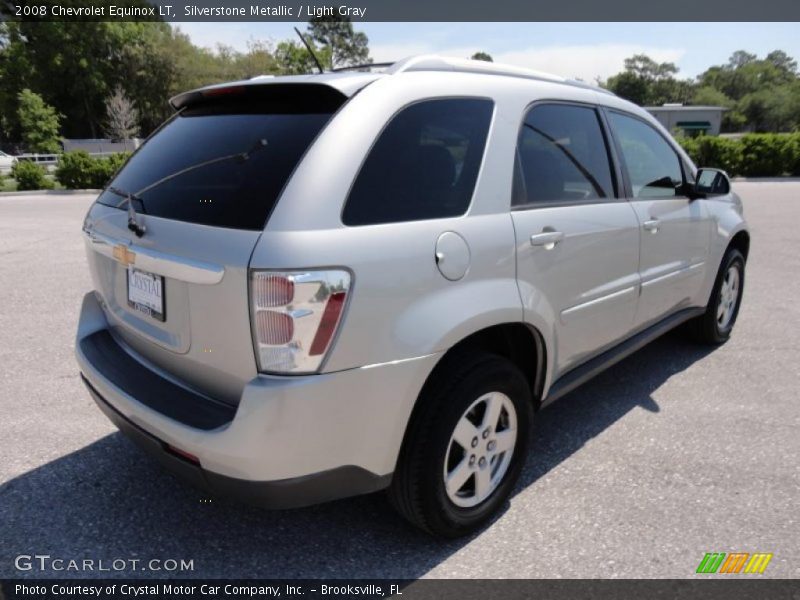 Silverstone Metallic / Light Gray 2008 Chevrolet Equinox LT