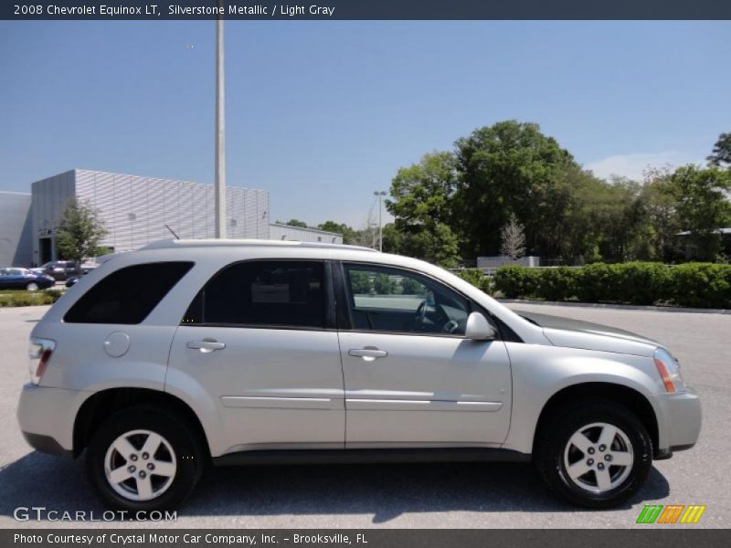 Silverstone Metallic / Light Gray 2008 Chevrolet Equinox LT