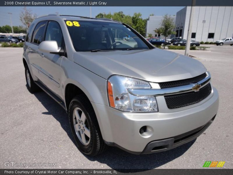 Silverstone Metallic / Light Gray 2008 Chevrolet Equinox LT
