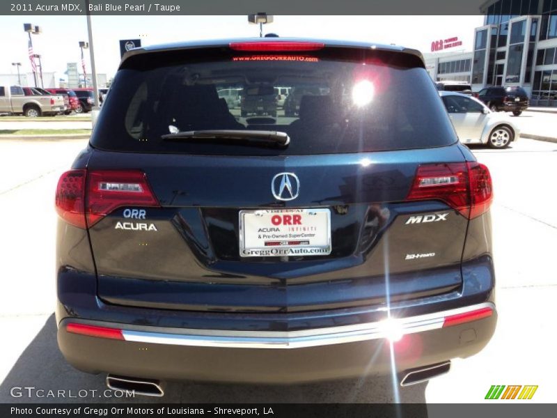 Bali Blue Pearl / Taupe 2011 Acura MDX