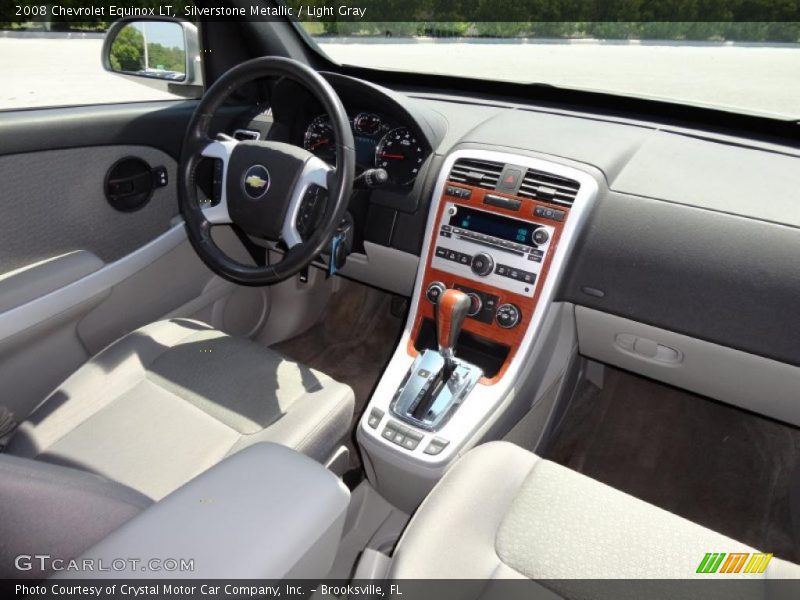 Silverstone Metallic / Light Gray 2008 Chevrolet Equinox LT