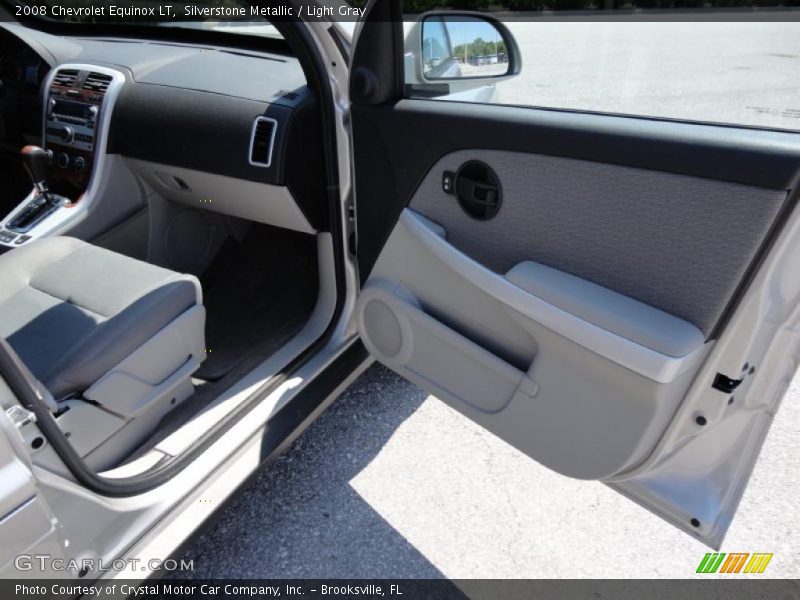 Silverstone Metallic / Light Gray 2008 Chevrolet Equinox LT