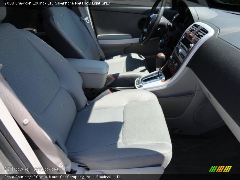 Silverstone Metallic / Light Gray 2008 Chevrolet Equinox LT