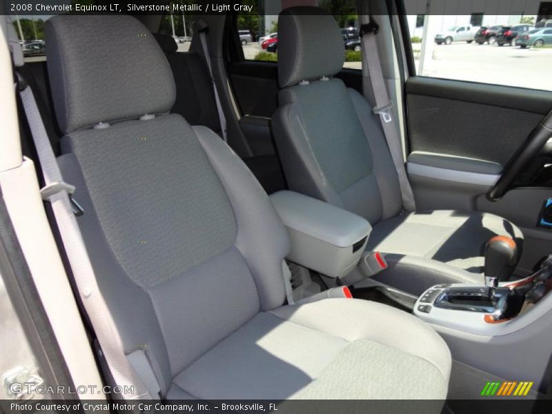 Silverstone Metallic / Light Gray 2008 Chevrolet Equinox LT