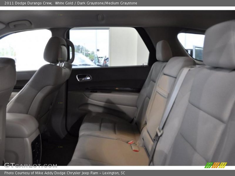 White Gold / Dark Graystone/Medium Graystone 2011 Dodge Durango Crew