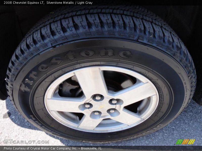 Silverstone Metallic / Light Gray 2008 Chevrolet Equinox LT