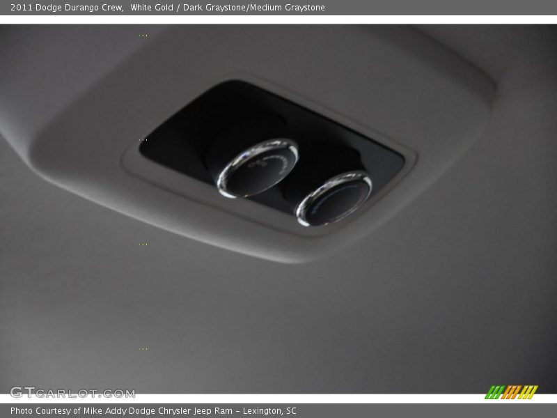 White Gold / Dark Graystone/Medium Graystone 2011 Dodge Durango Crew