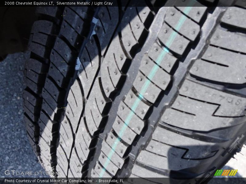 Silverstone Metallic / Light Gray 2008 Chevrolet Equinox LT