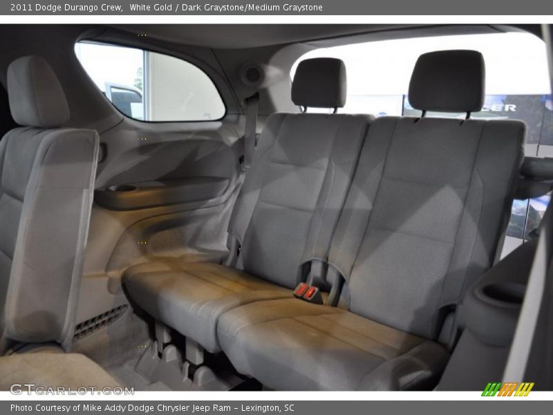 White Gold / Dark Graystone/Medium Graystone 2011 Dodge Durango Crew