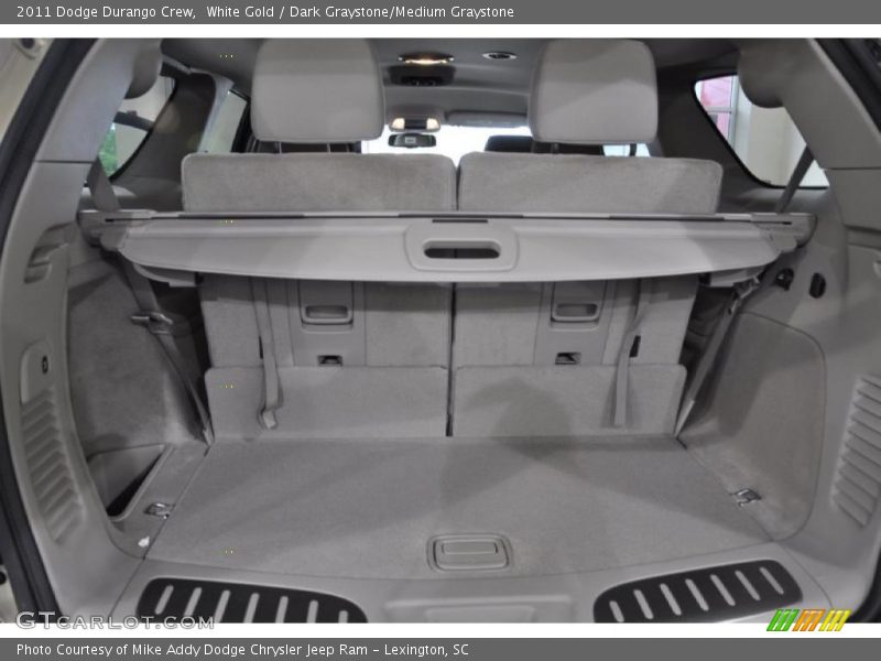 White Gold / Dark Graystone/Medium Graystone 2011 Dodge Durango Crew