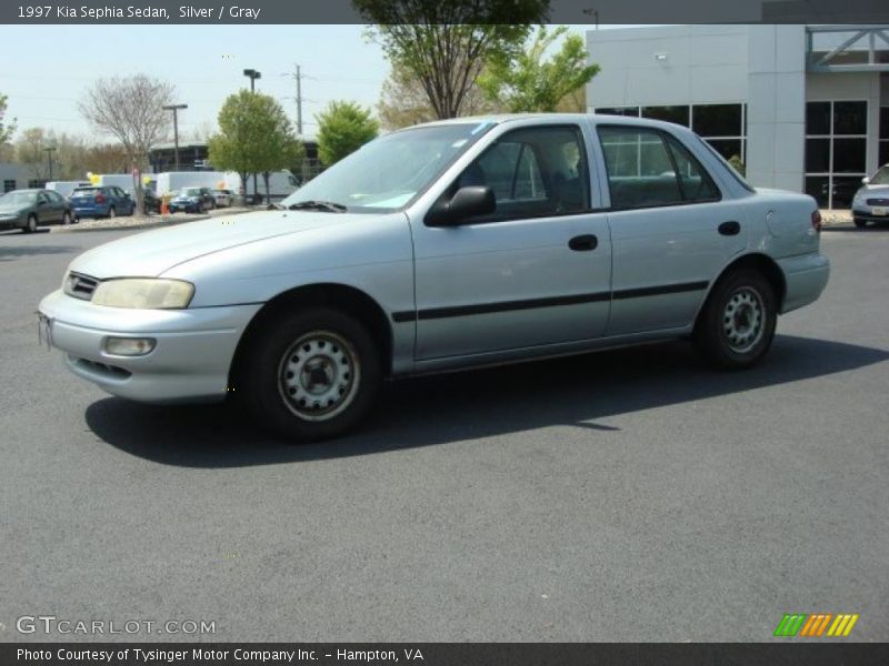 Silver / Gray 1997 Kia Sephia Sedan