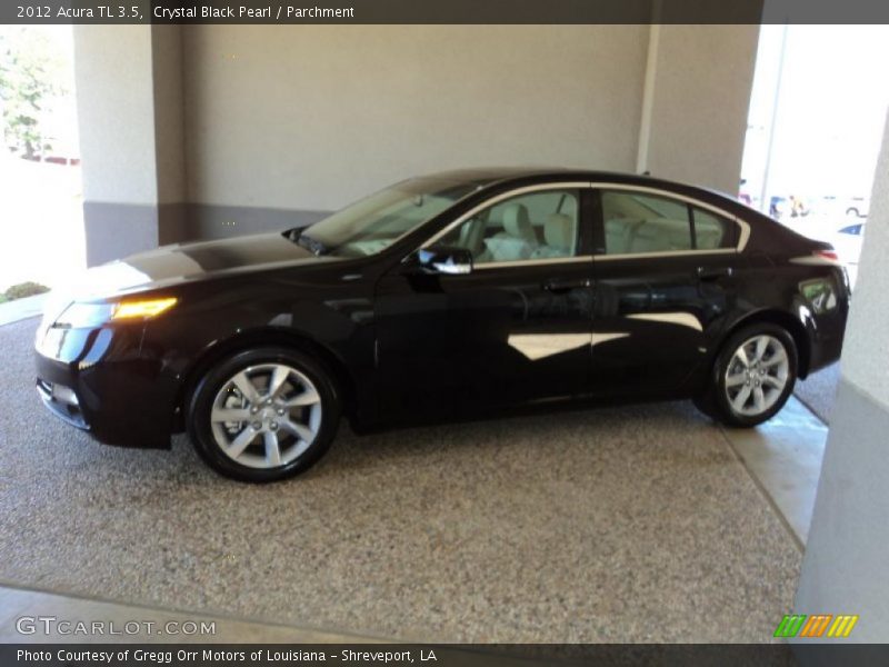 Crystal Black Pearl / Parchment 2012 Acura TL 3.5
