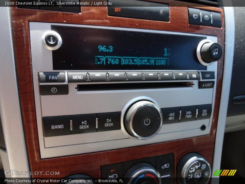Silverstone Metallic / Light Gray 2008 Chevrolet Equinox LT