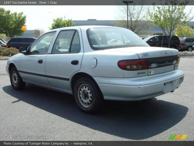 Silver / Gray 1997 Kia Sephia Sedan