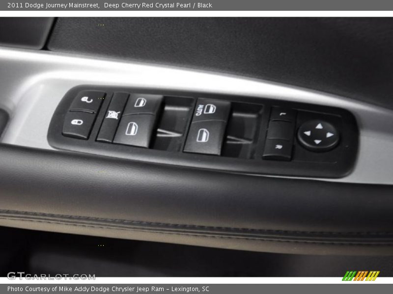 Deep Cherry Red Crystal Pearl / Black 2011 Dodge Journey Mainstreet