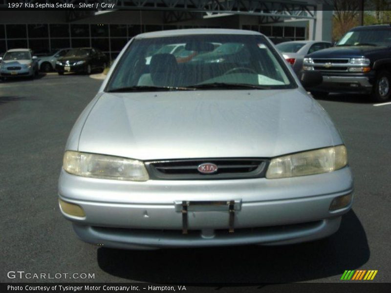 Silver / Gray 1997 Kia Sephia Sedan