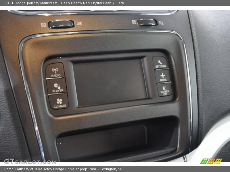 Deep Cherry Red Crystal Pearl / Black 2011 Dodge Journey Mainstreet