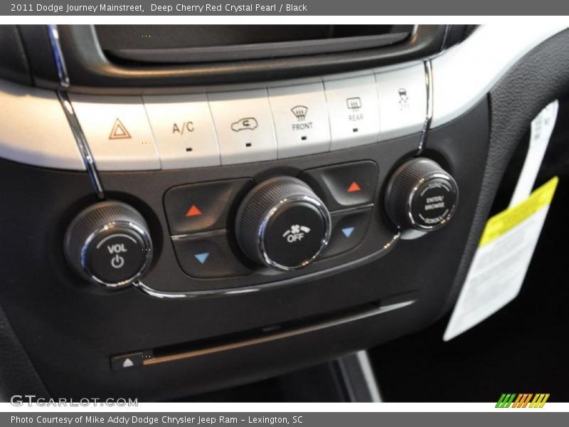 Deep Cherry Red Crystal Pearl / Black 2011 Dodge Journey Mainstreet