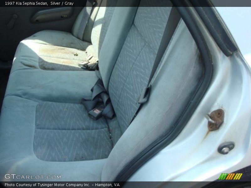 Silver / Gray 1997 Kia Sephia Sedan