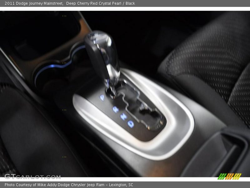 Deep Cherry Red Crystal Pearl / Black 2011 Dodge Journey Mainstreet