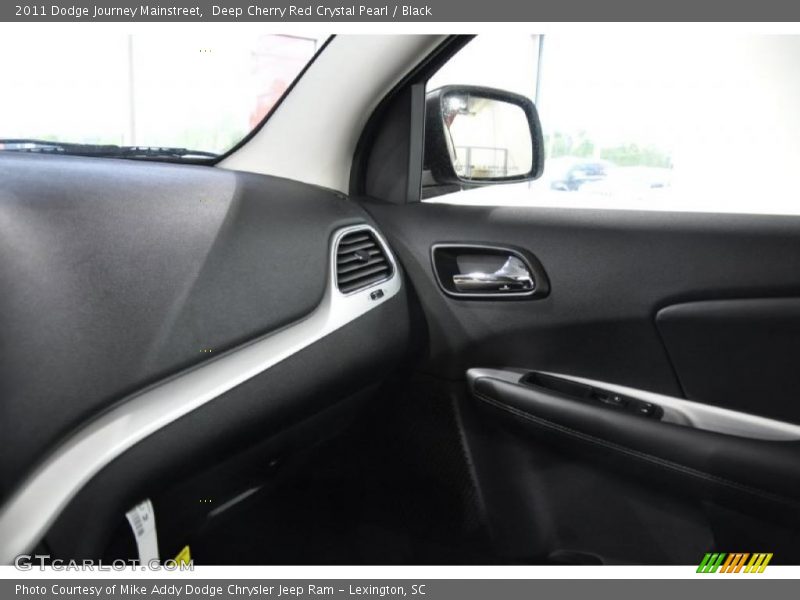 Deep Cherry Red Crystal Pearl / Black 2011 Dodge Journey Mainstreet
