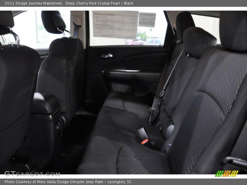 Deep Cherry Red Crystal Pearl / Black 2011 Dodge Journey Mainstreet