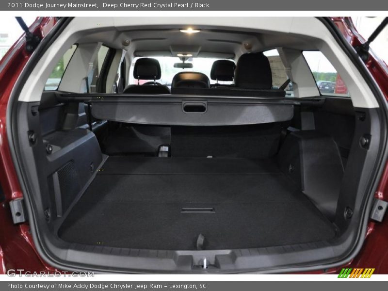 Deep Cherry Red Crystal Pearl / Black 2011 Dodge Journey Mainstreet