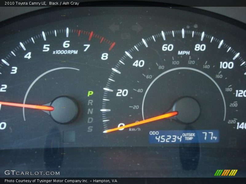 Black / Ash Gray 2010 Toyota Camry LE