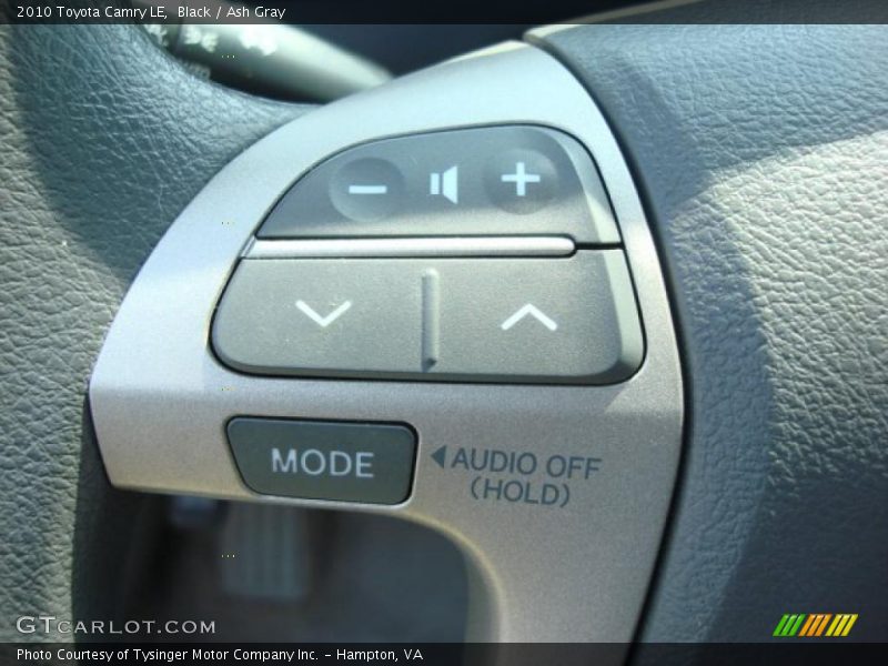Black / Ash Gray 2010 Toyota Camry LE