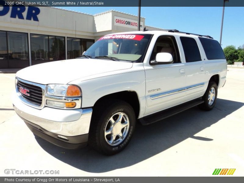 Summit White / Neutral/Shale 2006 GMC Yukon XL SLT