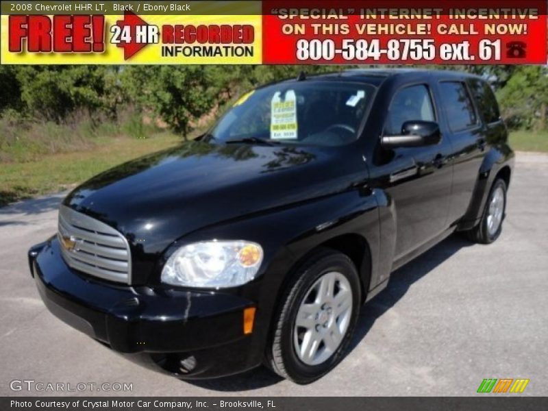 Black / Ebony Black 2008 Chevrolet HHR LT