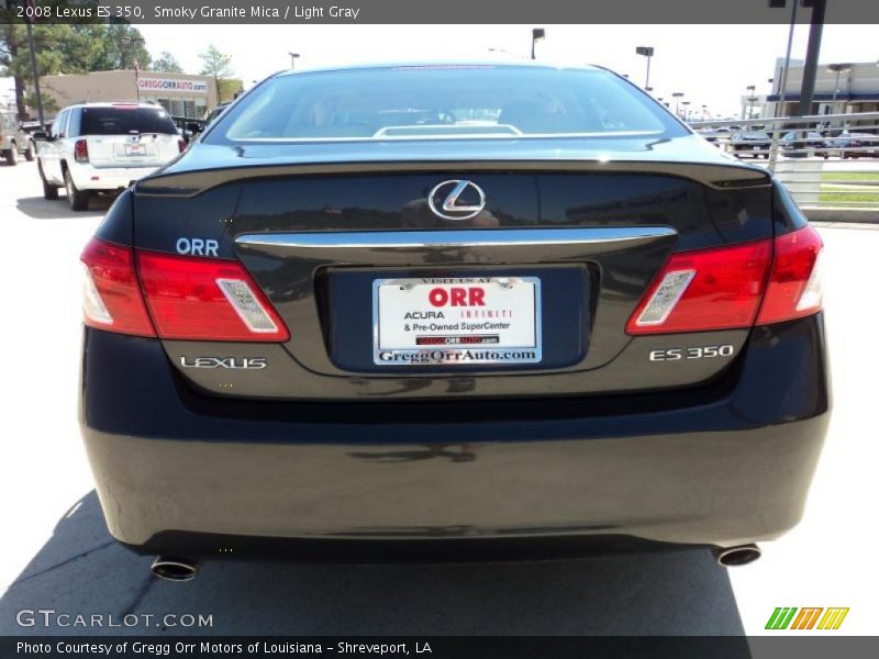 Smoky Granite Mica / Light Gray 2008 Lexus ES 350