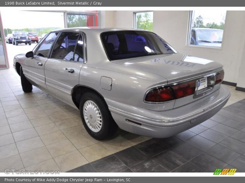 Silvermist Metallic / Gray 1998 Buick LeSabre Limited