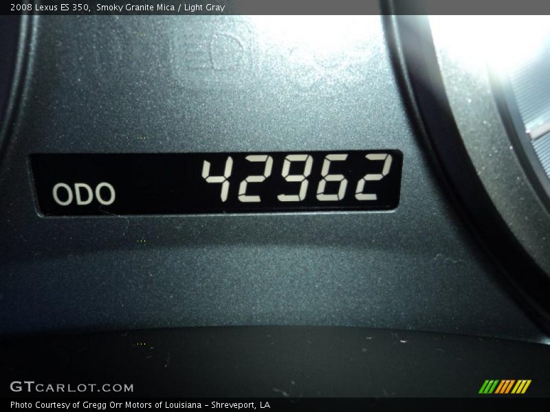 Smoky Granite Mica / Light Gray 2008 Lexus ES 350