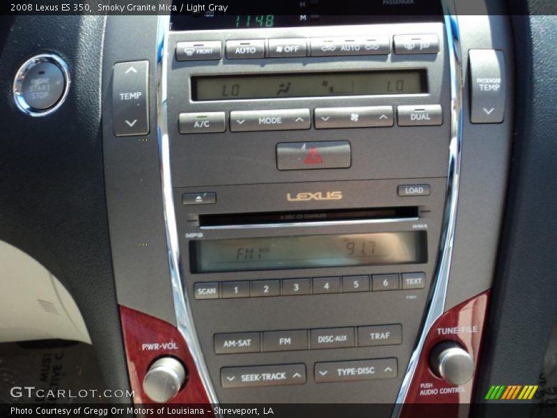 Smoky Granite Mica / Light Gray 2008 Lexus ES 350