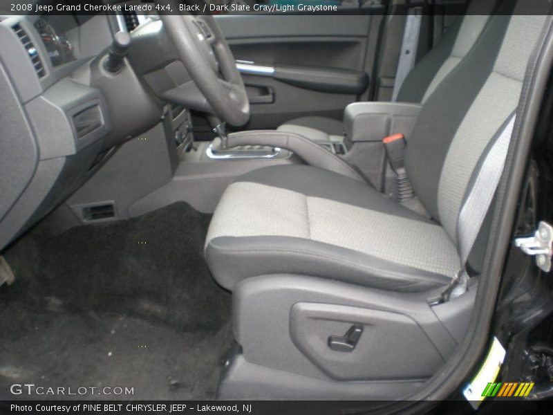 Black / Dark Slate Gray/Light Graystone 2008 Jeep Grand Cherokee Laredo 4x4