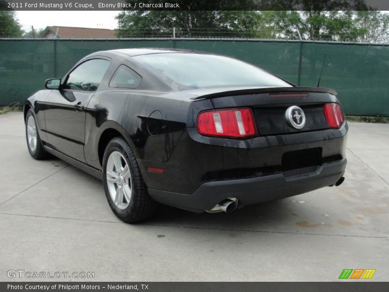 Ebony Black / Charcoal Black 2011 Ford Mustang V6 Coupe