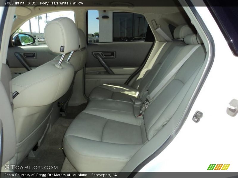 Ivory Pearl White / Willow 2005 Infiniti FX 35