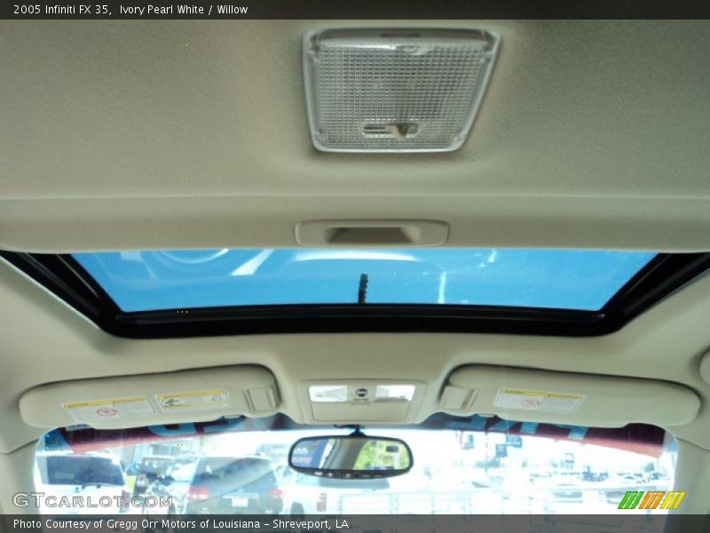 Ivory Pearl White / Willow 2005 Infiniti FX 35