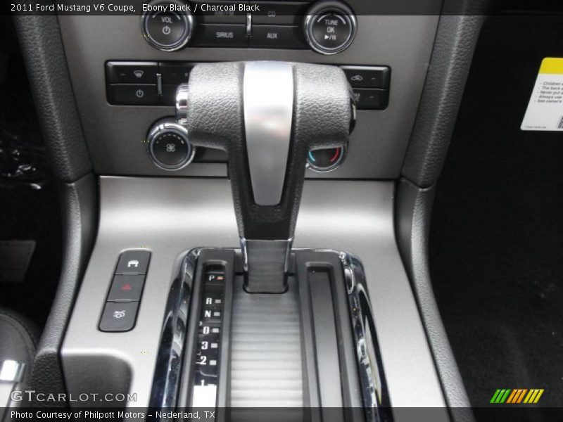 Ebony Black / Charcoal Black 2011 Ford Mustang V6 Coupe