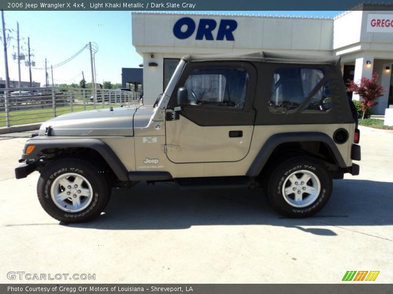 Light Khaki Metallic / Dark Slate Gray 2006 Jeep Wrangler X 4x4