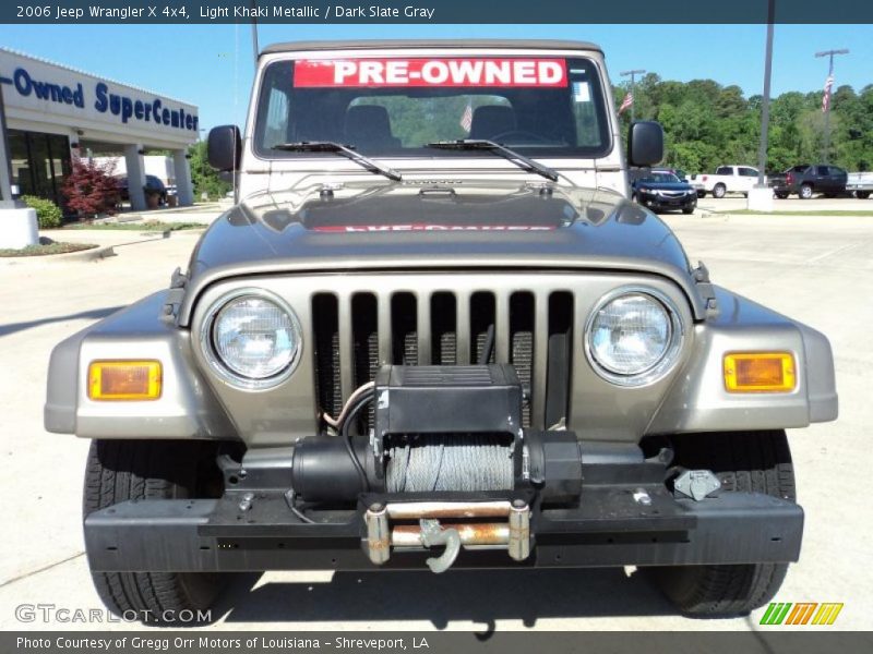Light Khaki Metallic / Dark Slate Gray 2006 Jeep Wrangler X 4x4
