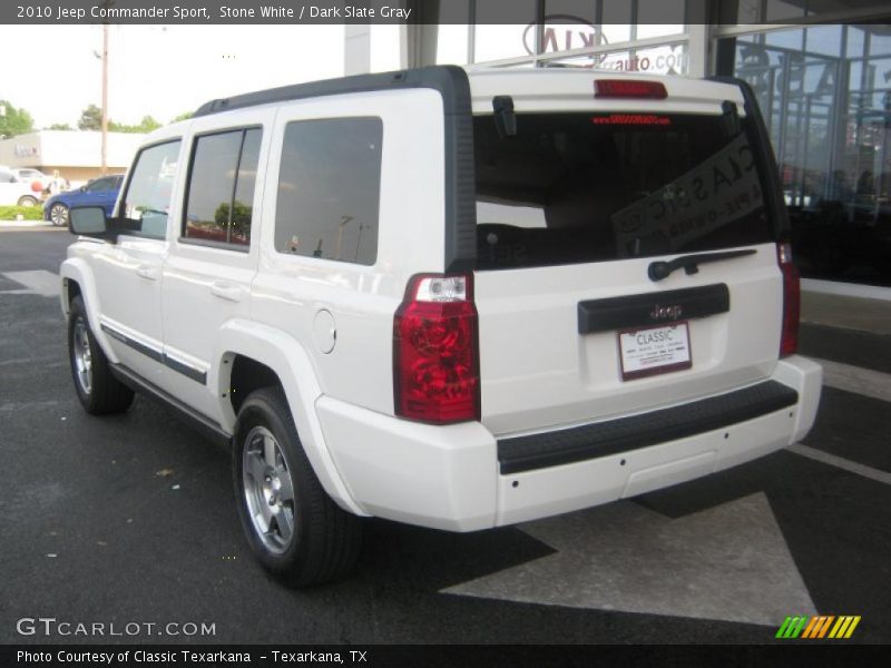 Stone White / Dark Slate Gray 2010 Jeep Commander Sport
