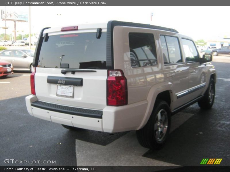 Stone White / Dark Slate Gray 2010 Jeep Commander Sport