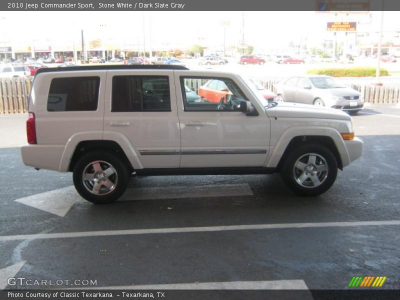 Stone White / Dark Slate Gray 2010 Jeep Commander Sport