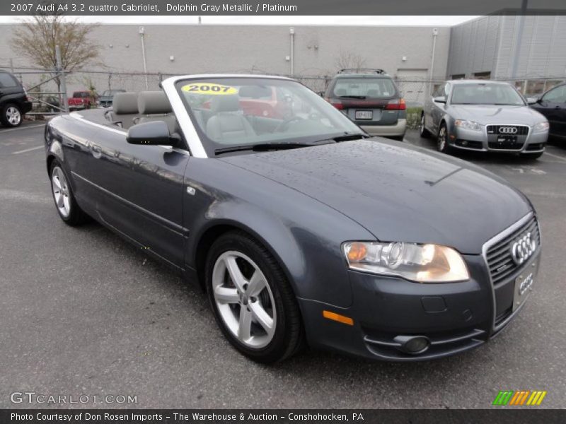  2007 A4 3.2 quattro Cabriolet Dolphin Gray Metallic