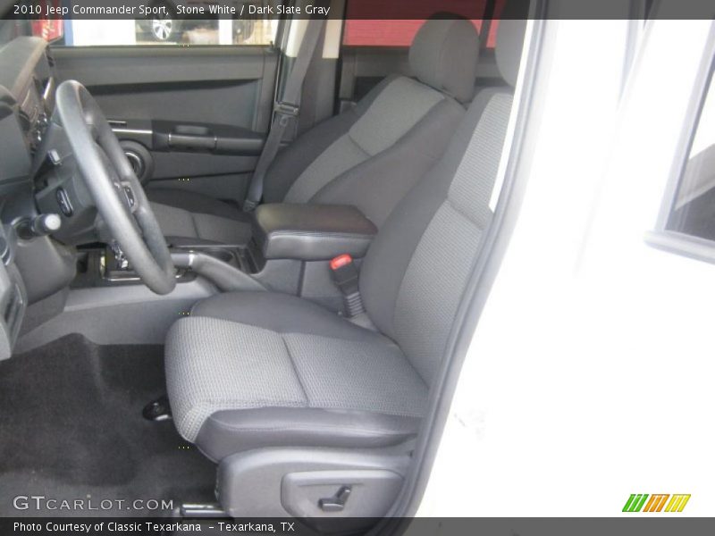 Stone White / Dark Slate Gray 2010 Jeep Commander Sport