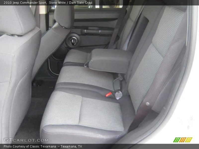 Stone White / Dark Slate Gray 2010 Jeep Commander Sport