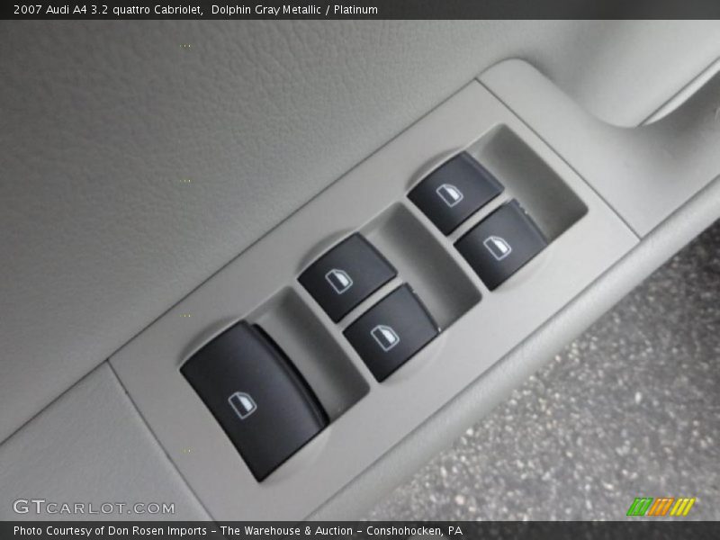 Dolphin Gray Metallic / Platinum 2007 Audi A4 3.2 quattro Cabriolet
